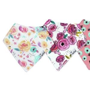 NWT - Copper Pearl Baby Girl Bandanas - Set of 4